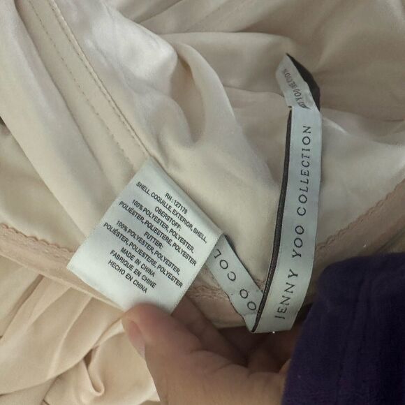 Jenny Yoo 'Aidan' Convertible Strapless Chiffon Gown size  6  Blush - Picture 11 of 15